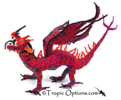 Dragon with Wings - Giant - Red